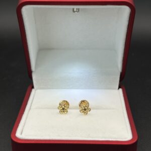 Topos en Oro de 18k Diseño "Flor Silvestre