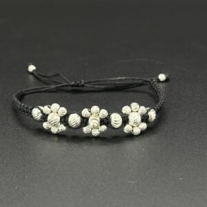 manilla flor plata 925