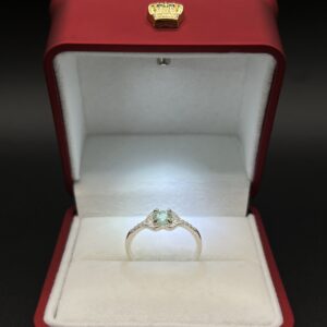 Anillo "Esmeralda Promise" en Plata 925