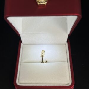dije letra L oro 18k